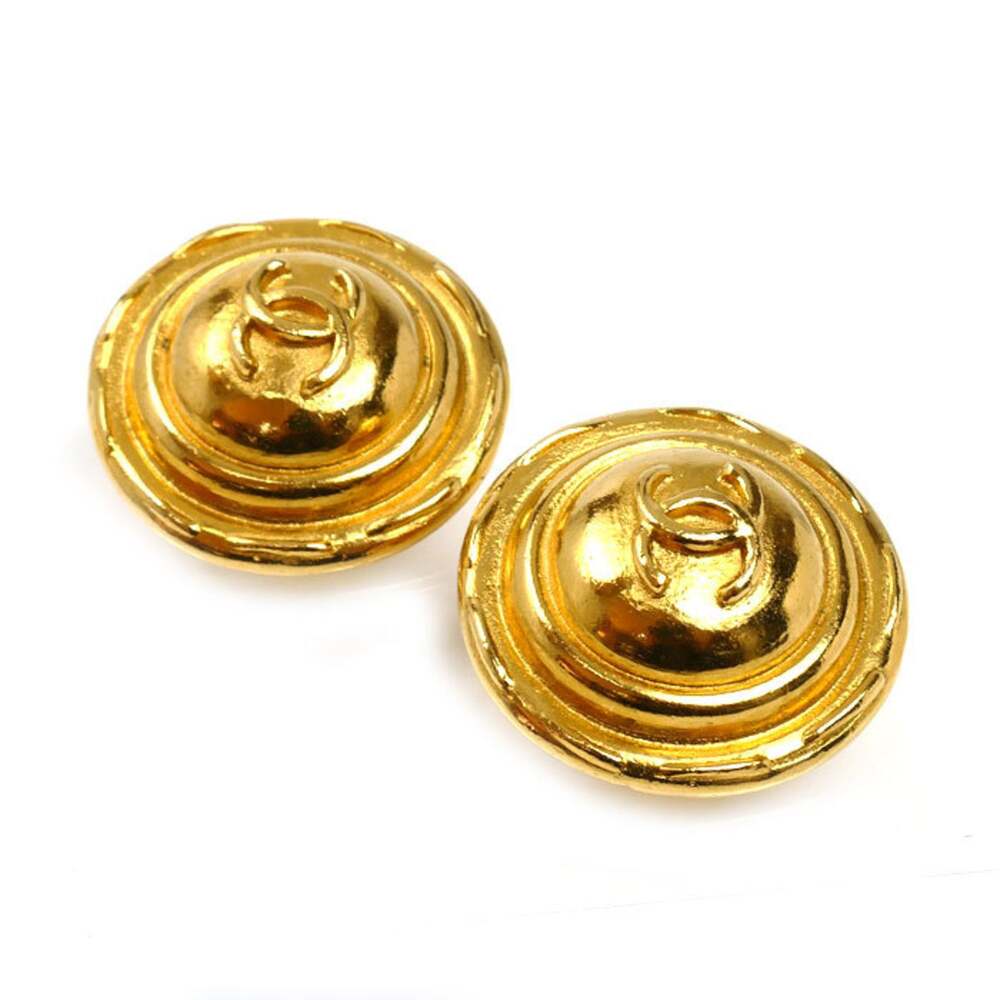 Chanel Cc Logo Clip-On Earrings Metal #247083C61B - Picture 2 of 5